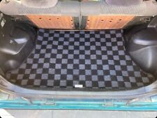 P2m For Honda Civic Eg6 Hatch Trunk Checkered Race Floor Mat Dark Gray Overlay