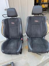 15-21 Dodge Challenger Rt Oem Charcoal Leather Suede Bucket Seats Blown Bags