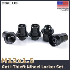 Black M12x1.5 Oem Wheel Lock Key Magflat Seat Fit Toyotalexusscion