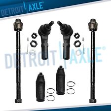 Front Inner Outer Tie Rod End W Boots For 2002 2003 - 2005 Dodge Ram 1500