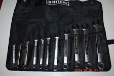 New Craftsman 11-pc 12-pt Combination Wrench Set Metric With Pouch