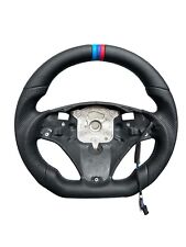 Real Leather Flat Customized Sport Steering Wheel For Bmw E92 M3 Only