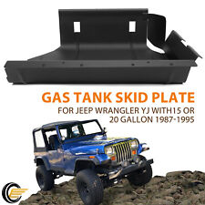 Gas Tank Skid Plate For 87-95 Jeep Wrangler Yj With15 Or 20 Gallon New 52006870