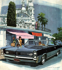 1964 Pontiac Gran Prix Gp 386 Engine 306 Hp Vintage Advertisement Z1097