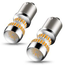 1156 Led Turn Signal Light Bulbs Super Bright 3000k Canbus Error Free 2x Auxito