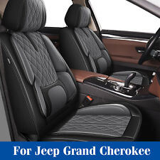 For Jeep Grand Cherokee 2004-2010 Faux Leather Car 5-seat Covers Cushion Pad Set