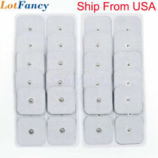 40x Snap On Replacement Electrode Pads For Tens Unit Self Adhesive Stud 2inch