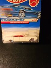 2000 Hot Wheels First Editions 1964 Lincoln Continental Convertible3of36 Card63