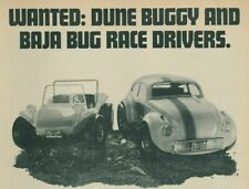 Vw Baja Bug Dune Buggy Cox Toy Cars .049 Engine Vintage Magazine Print Ad 1972