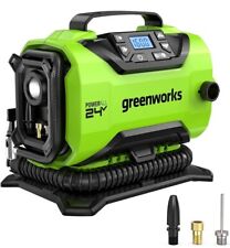 Greenworks 24v Inflatordeflator Battery Or Vehicle Outlet Tool Only New
