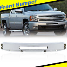 Front Bumper Chrome Steel For 2009-2013 Silverado 1500 2007-2010 2500hd 3500hd