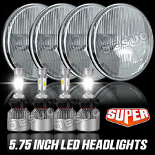 4pcs 5 34 5.75 Led Headlights For Chevy Corvette Chevelle Impala El Camino