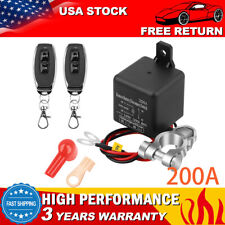 Remote Battery Disconnect Switch Upgraded Kill Switch For Car Truck Dc12v 200a