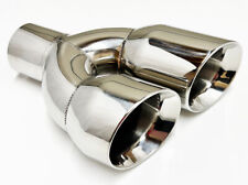 Exhaust Tip 2.25 Inlet 3.50 Outlet 9.50 Wdwds350950-225-hp-ss Dual Double Wall