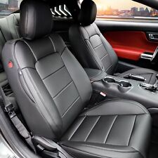 Red Rain Black Mustang Seat Covers Customized Ford Mustang 10pcs