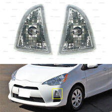 Pair Front Bumper Fog Lights For 2012-2014 Toyota Prius C Corner