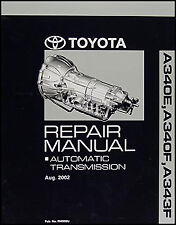 2003-2004 Toyota 4runner 6 Cyl Automatic Transmission Repair Manual At Auto Shop
