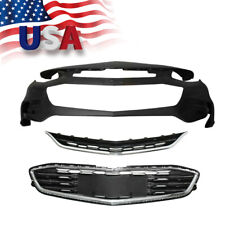 For 2016 2017 2018 Chevy Malibu Front Bumper Coverfront Upper And Lower Grille