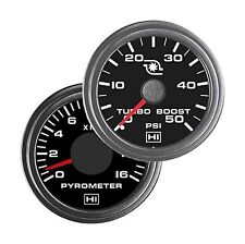 Truckmeter Hewitt Industries Combo Pyrometer 50psi Boost Gauge Kit
