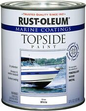 Rust-oleum 206999 Marine Topside Paint Gloss White 1-quart