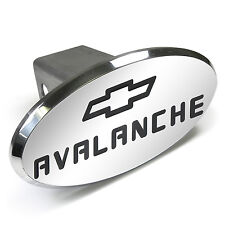 Chevrolet Avalanche Engraved Oval Chrome Aluminum Tow Hitch Cover