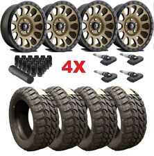 18 Fuel Vector Wheels Rims Bronze Tires 33 12.50 18 Mud Fits Trd Tundra Sequoia