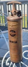 Vtg Orig. Mbgpw Jeep Late Wwii Brass Sos Fire Guard Extinguisher W Decal Label