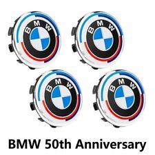 4pcs 68mm 56mm For Bmw 50th Anniversary Wheel Center Hub Caps Logo Badge Emblem