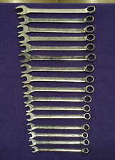 Matco Silver Eagle Mixed Incomplete Open End Combo Wrench Set Saemetric 12pt