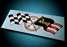 Revell Model Car Racing Vintage Style Slot Car Sticker Pit Box Decal
