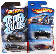 Hot Wheels Lot Of 4 Shelby Gt 500-hummer H3t - Delta Blues Vicky - 2015 Mustang