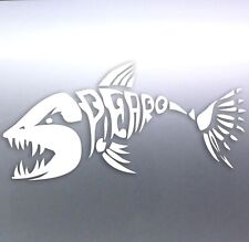 Spearfishing Sticker Spearo Fish Vinyl Cut Car Boat 200100mm Aussie Made Design