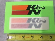 Kn Filters Small Black Die-cut Sticker Decal 2 For 5.00
