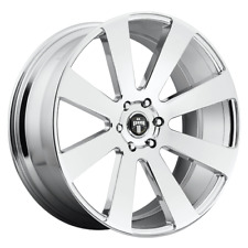 1 22 Inch Chrome Wheels Rims Dub 8-ball S131 22x9.5 20mm 6x5.5 Lug Chevy Gmc