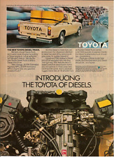 1981 Toyota Diesel Pickup Truck Vintage Magazine Ad