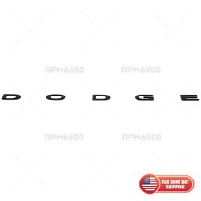 14-23 Dodge Durango Satin Black Dodge Liftgate Tail Light Nameplate Badge Mopar