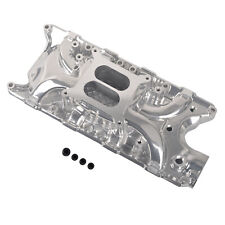 Polished Aluminum Dual Plane Intake Manifold For Sbf Small Block Ford 289 302