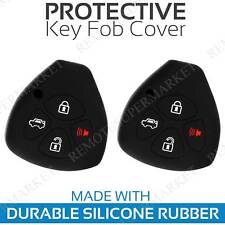 2 Key Fob Cover For 2006-2011 Toyota Camry Remote Case Rubber Skin Jacket