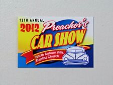 N. Auburn Hills Baptist Church 12th Annual Preachers Car Show Dash Plaque 7900