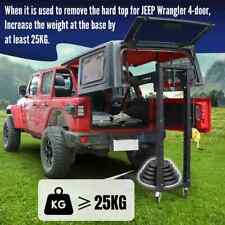 1997-2024 For Jeep Wrangler Tj Jk Jl Hard Top Removal Lift Storage Cart Rack Usa