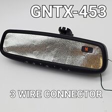 Gentex Gntx-453 3-wire Orange Compass Rear View Mirror Auto Dimming 10-pin