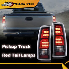 Led Tube Tail Lights Brake Lamps Fit For Chevy Silveradogmc Sierra 1999-2002
