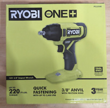 New - Ryobi Pcl250b One 18v Cordless 38 In. Impact Wrench Tool Only