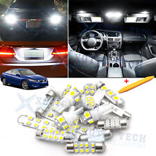 White Led Interior Reverse Lights Package Kit For Honda Accord Sedan 2003-2012