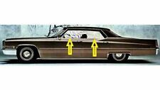 1969-1970 Cadillac 4 Door Hardtop Window Weatherstrip Kit 8 Pieces
