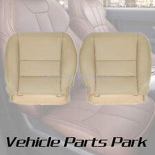 For 2003 2004-2007 Honda Accord 4-door Ex Se Front Bottom Leather Seat Cover Tan