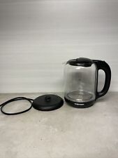 U2 Chefman 1.7l Electric Glass Kettle Hot Water Boiler Tea Coffee Led Light B16