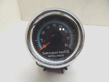 Sun Super Tach Ii 8000 Rpm Tachometer Tach Hot Rod Race Vintage