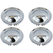 15 Full Steel Chrome Baby Moon Hub Cap Hubcaps Wheel Trim Covers - Set Of 4