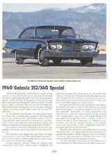 1960 Ford Galaxie 352360 Special Article - Must See 